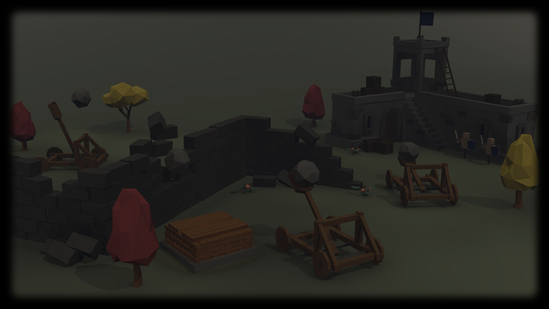 Walls and Catapults