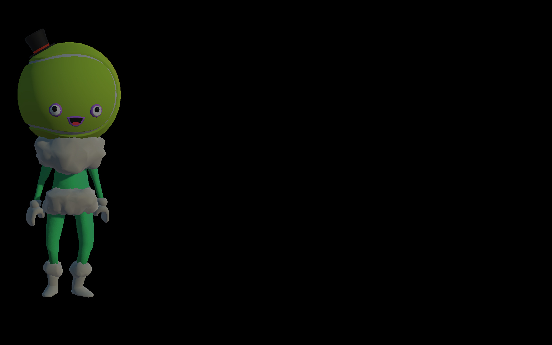 Green Ball Person