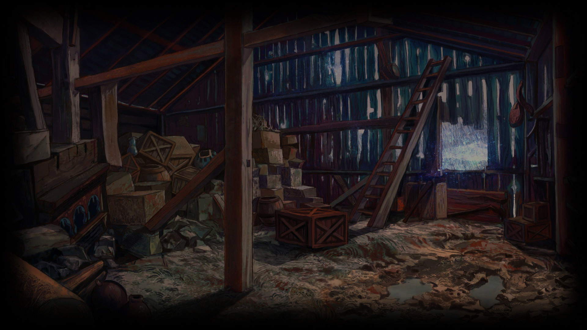 Abandoned Barn Background