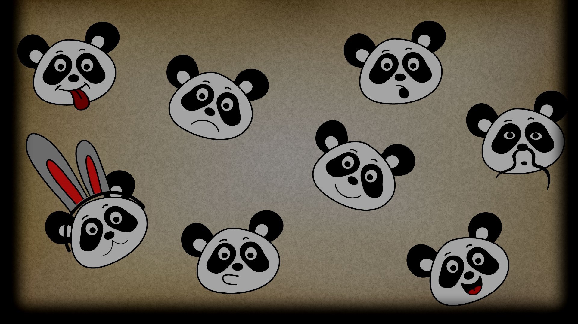 Pack of pandas