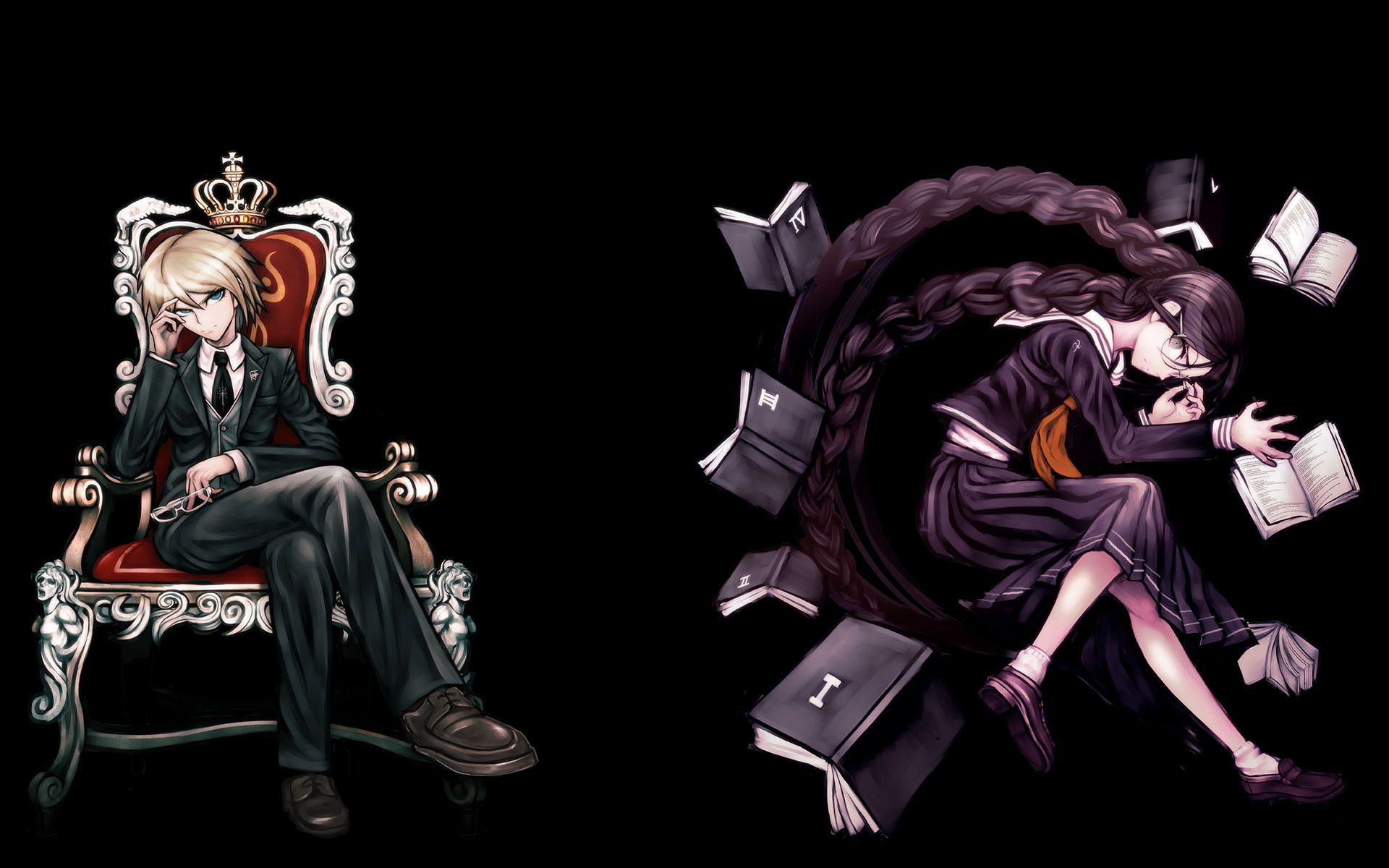 Byakuya Togami and Toko Fukawa