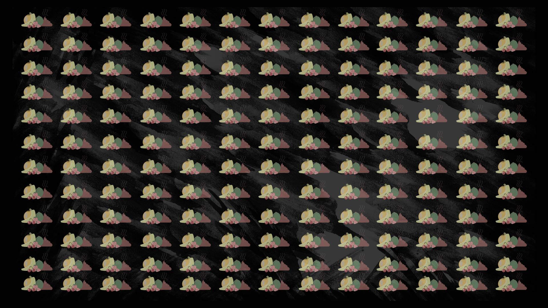 A splendid wall of number twos
