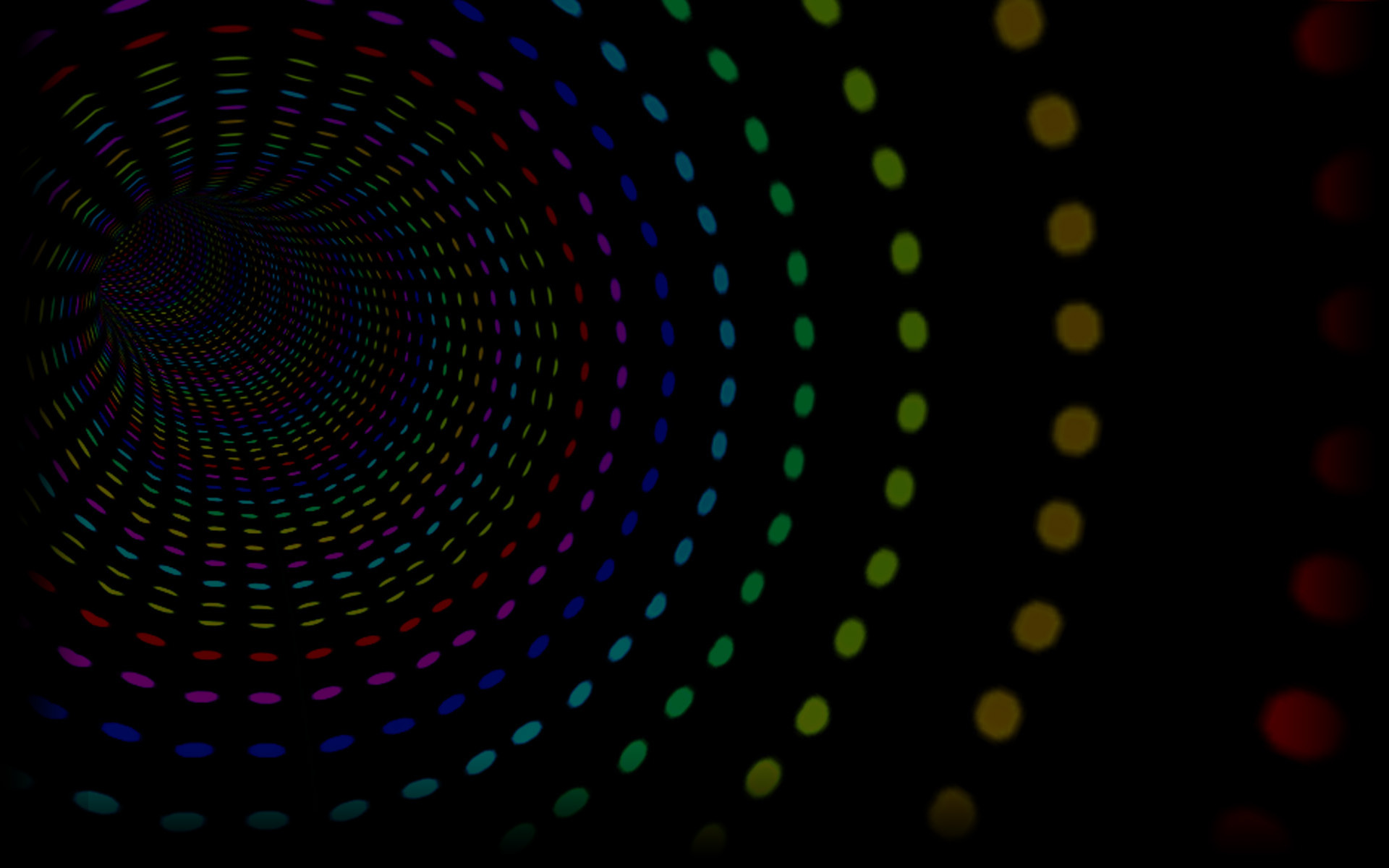 Colored points tunnel