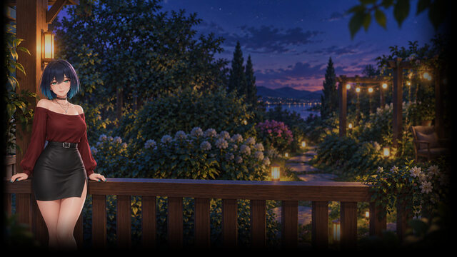 Garden at Dusk