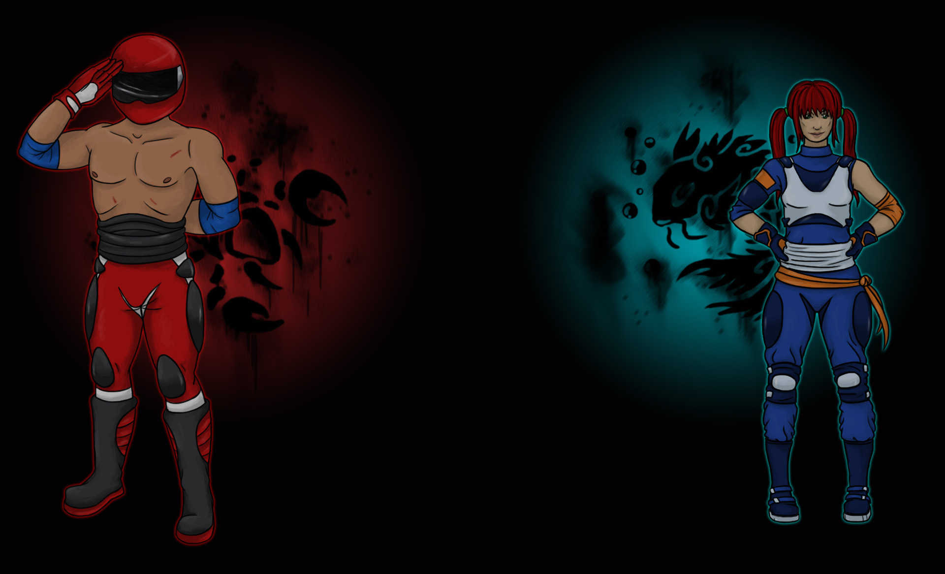 Red & Blue