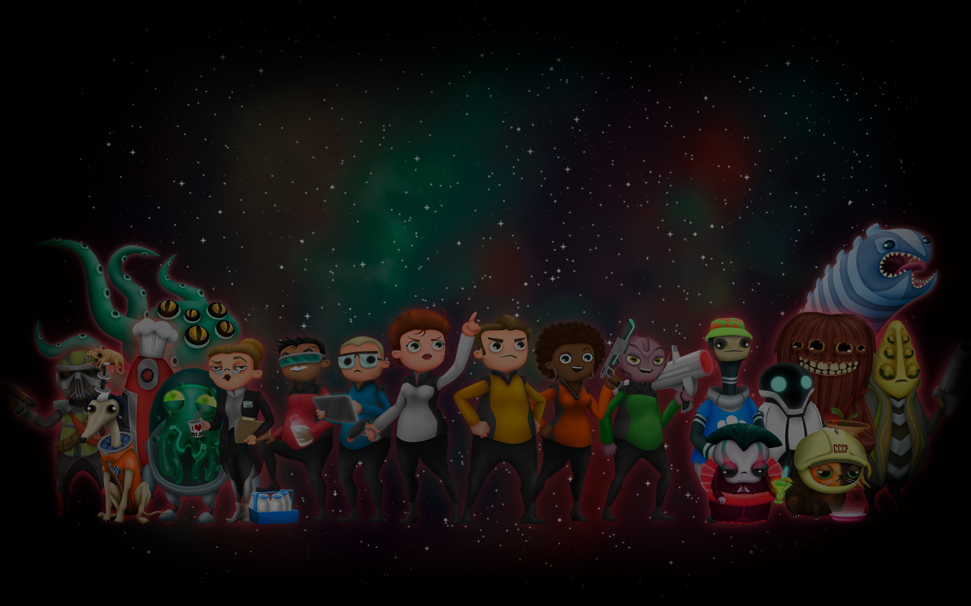 The cast