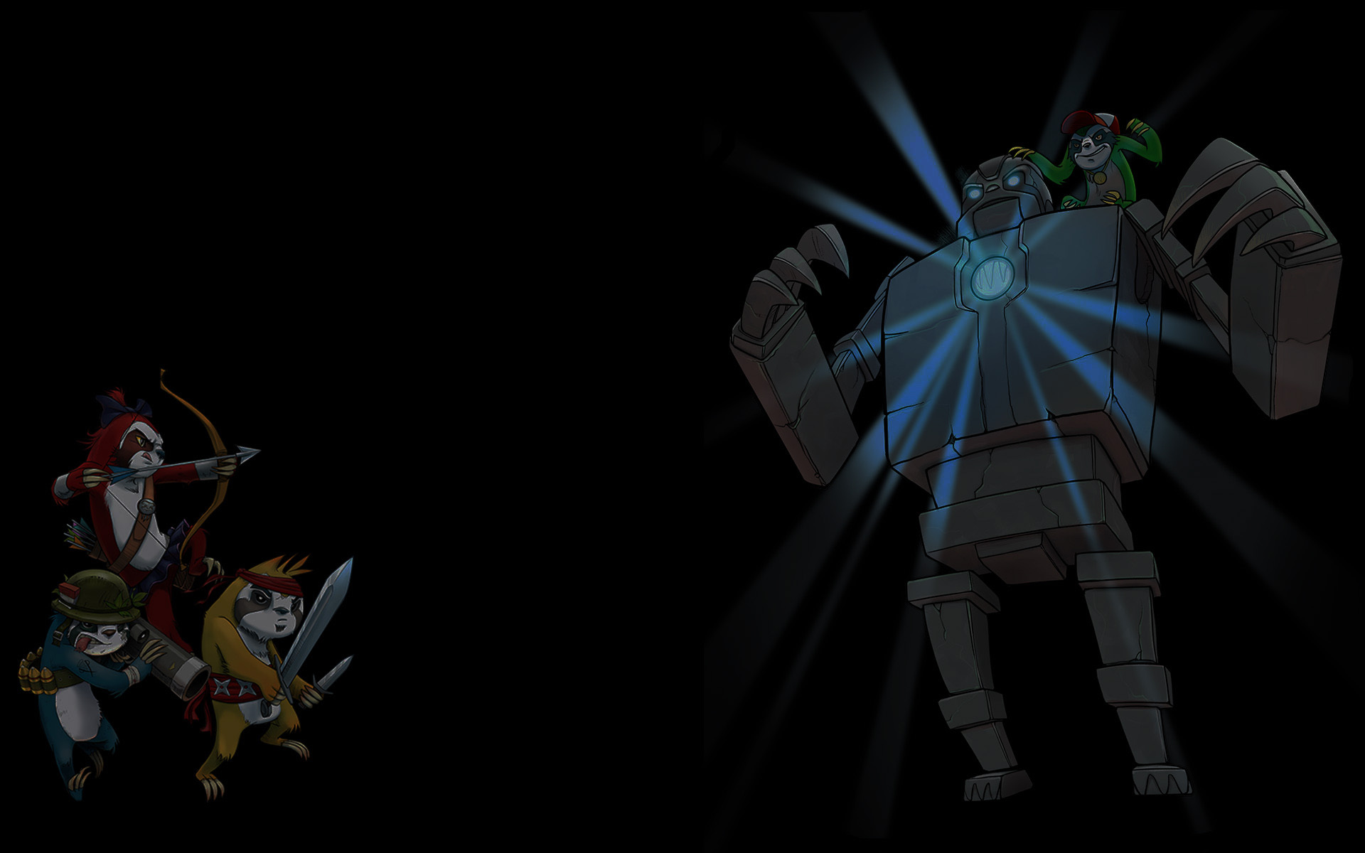 3 Sloths Unite Against The Megasloth