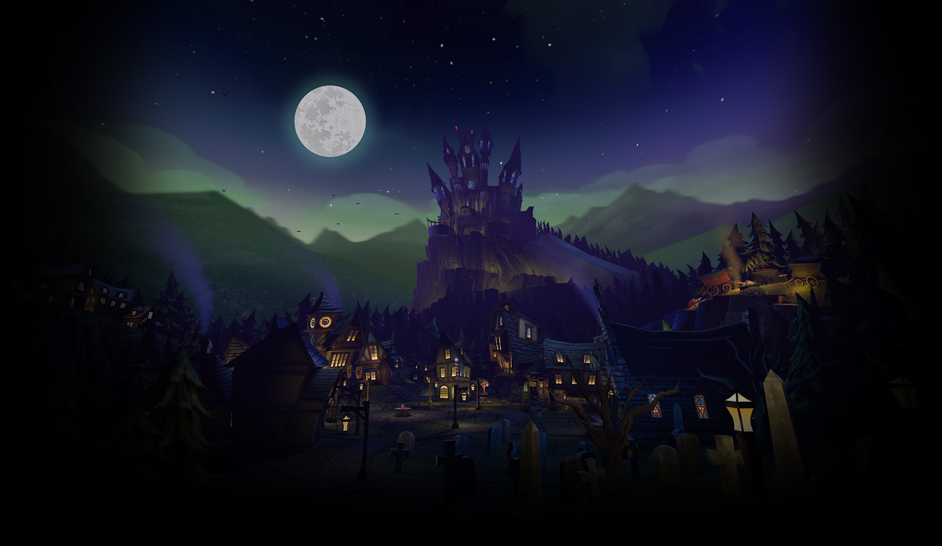 Castle and Village