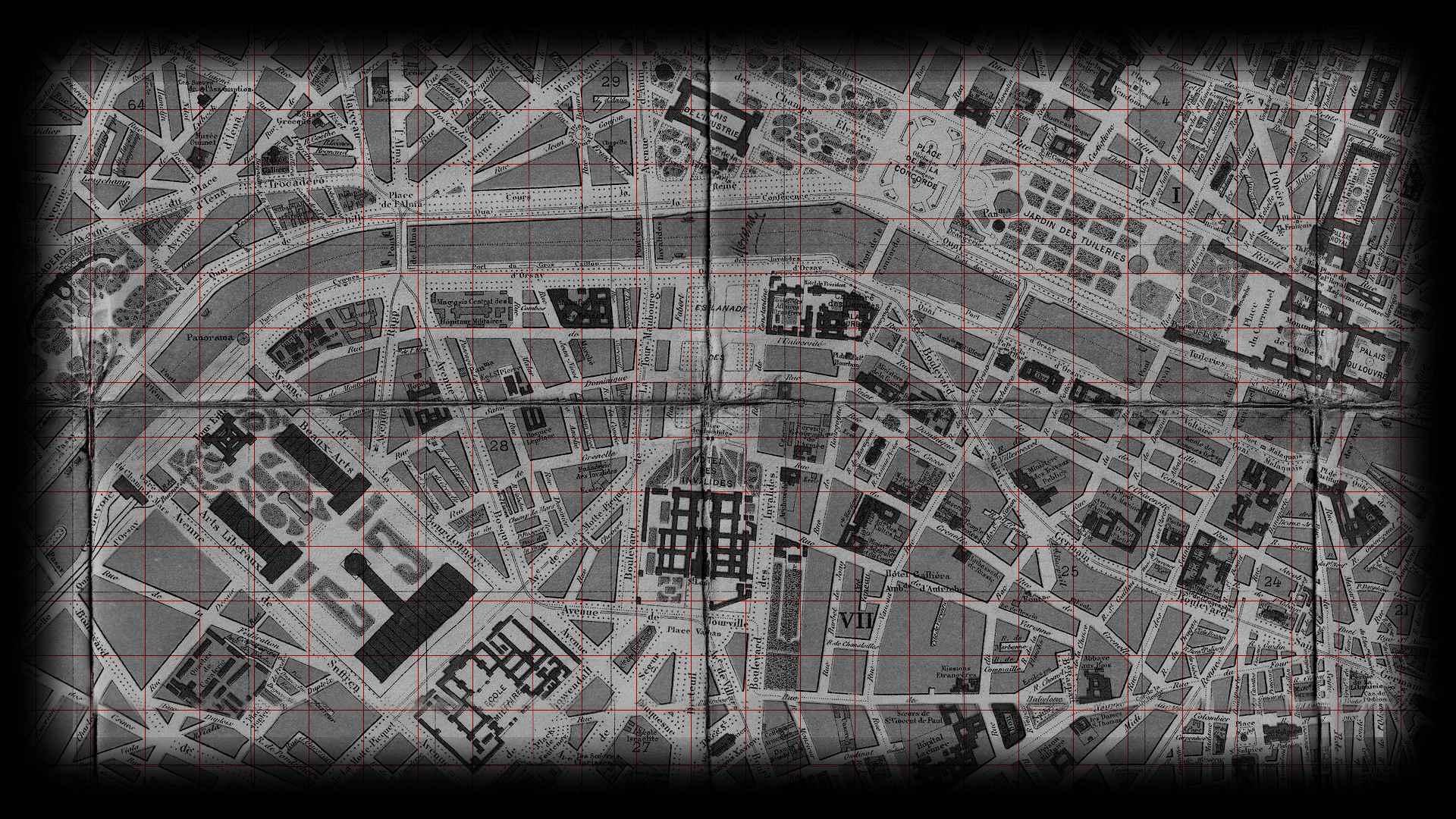 Map of Paris