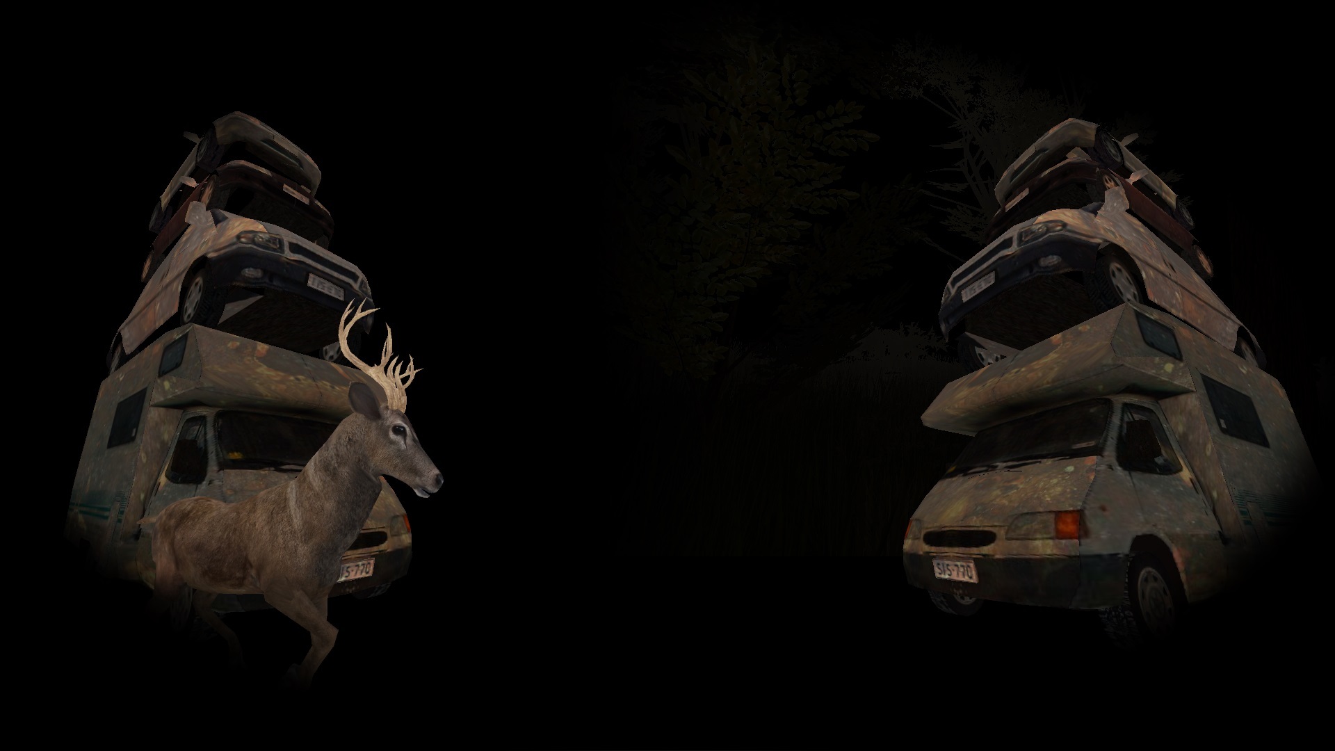 Double Car Stack Background