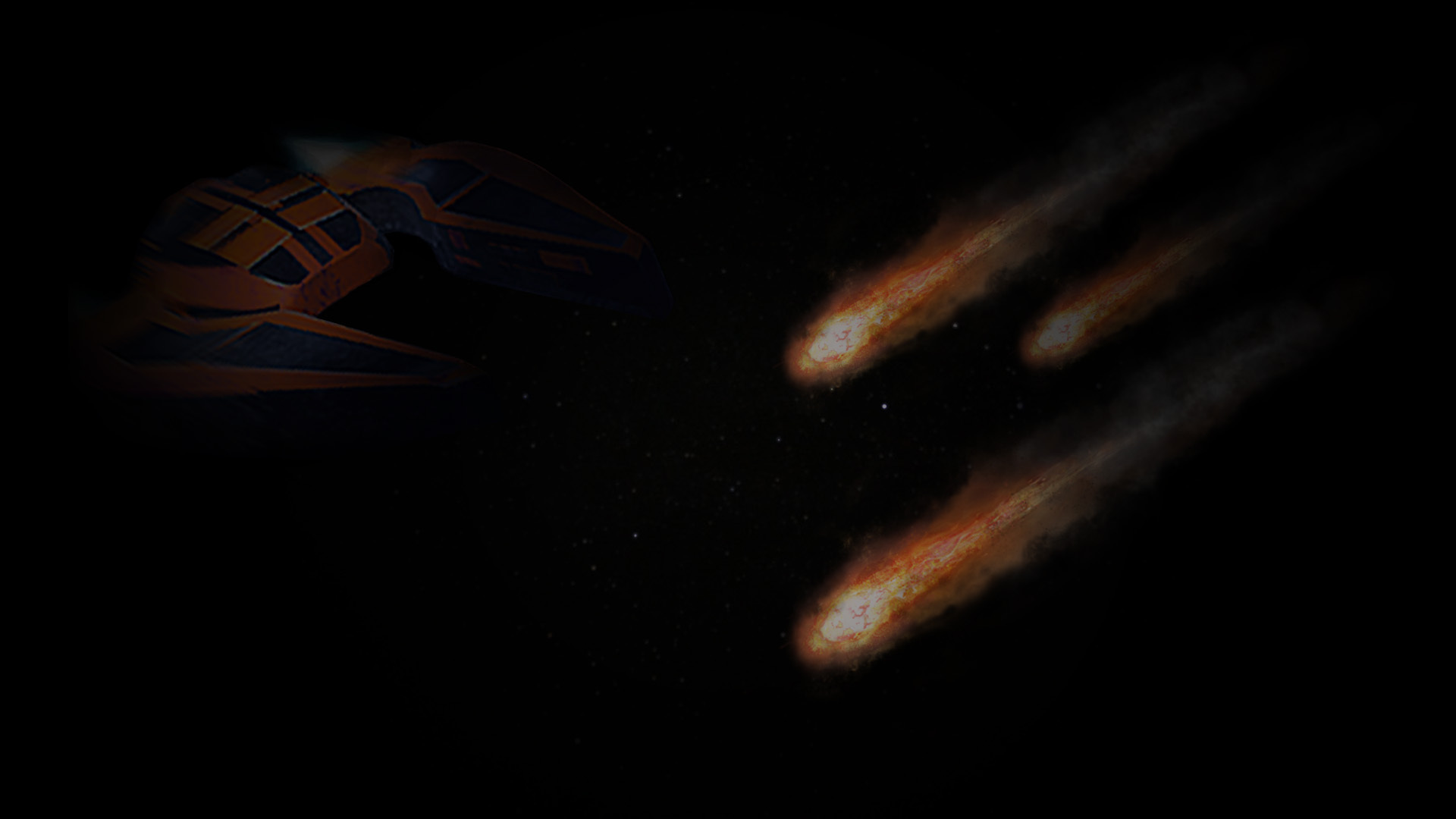Meteors Background