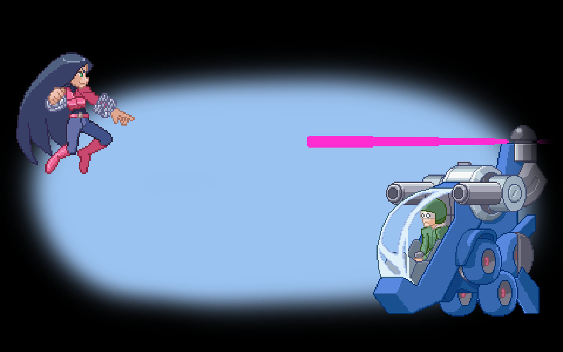 Cliff Hanger Background vs helicopter