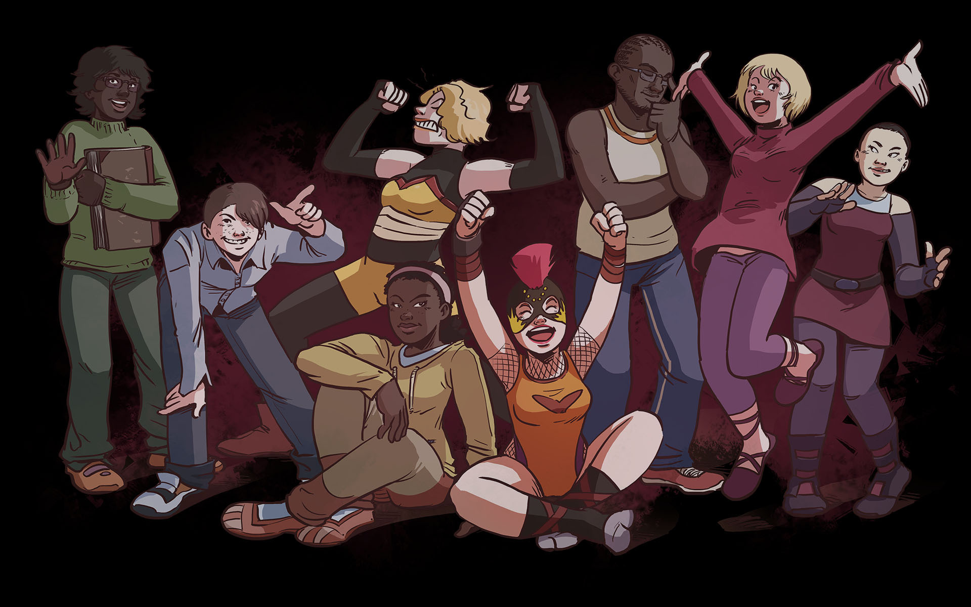 Honey Background - Friends