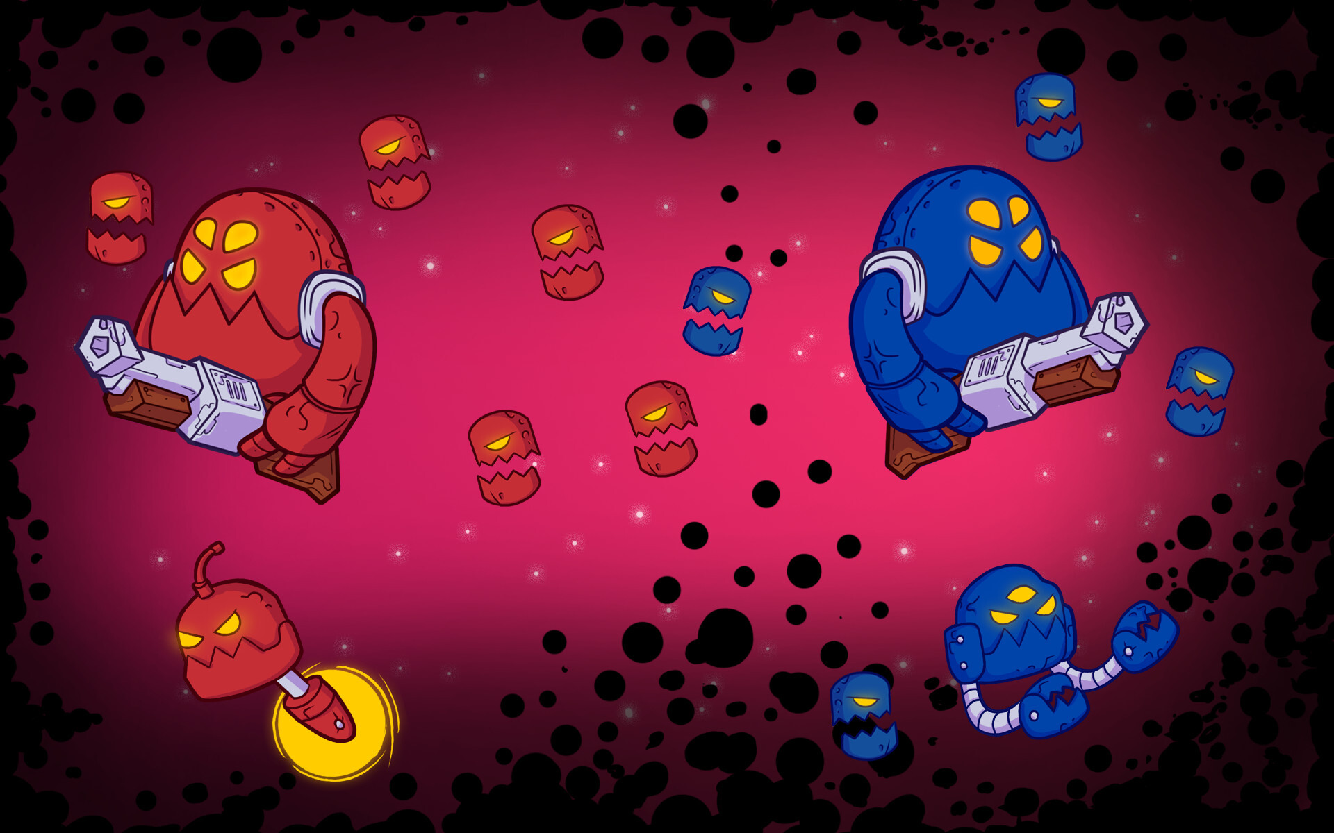 Robots of space dump