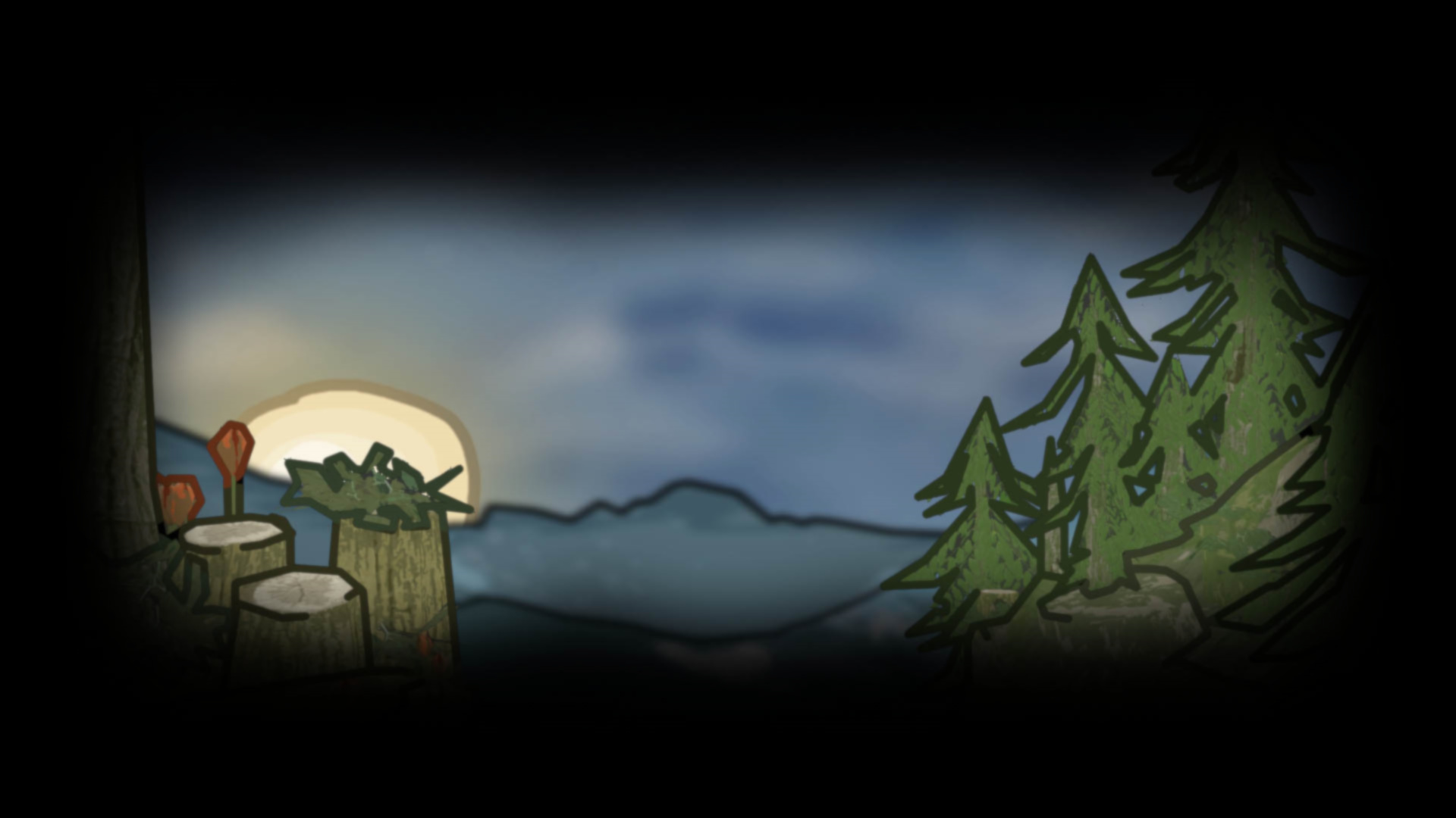 Pine Backdrop