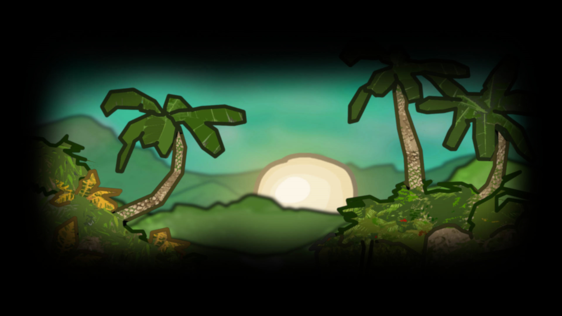 Tropical Islands Backdrop