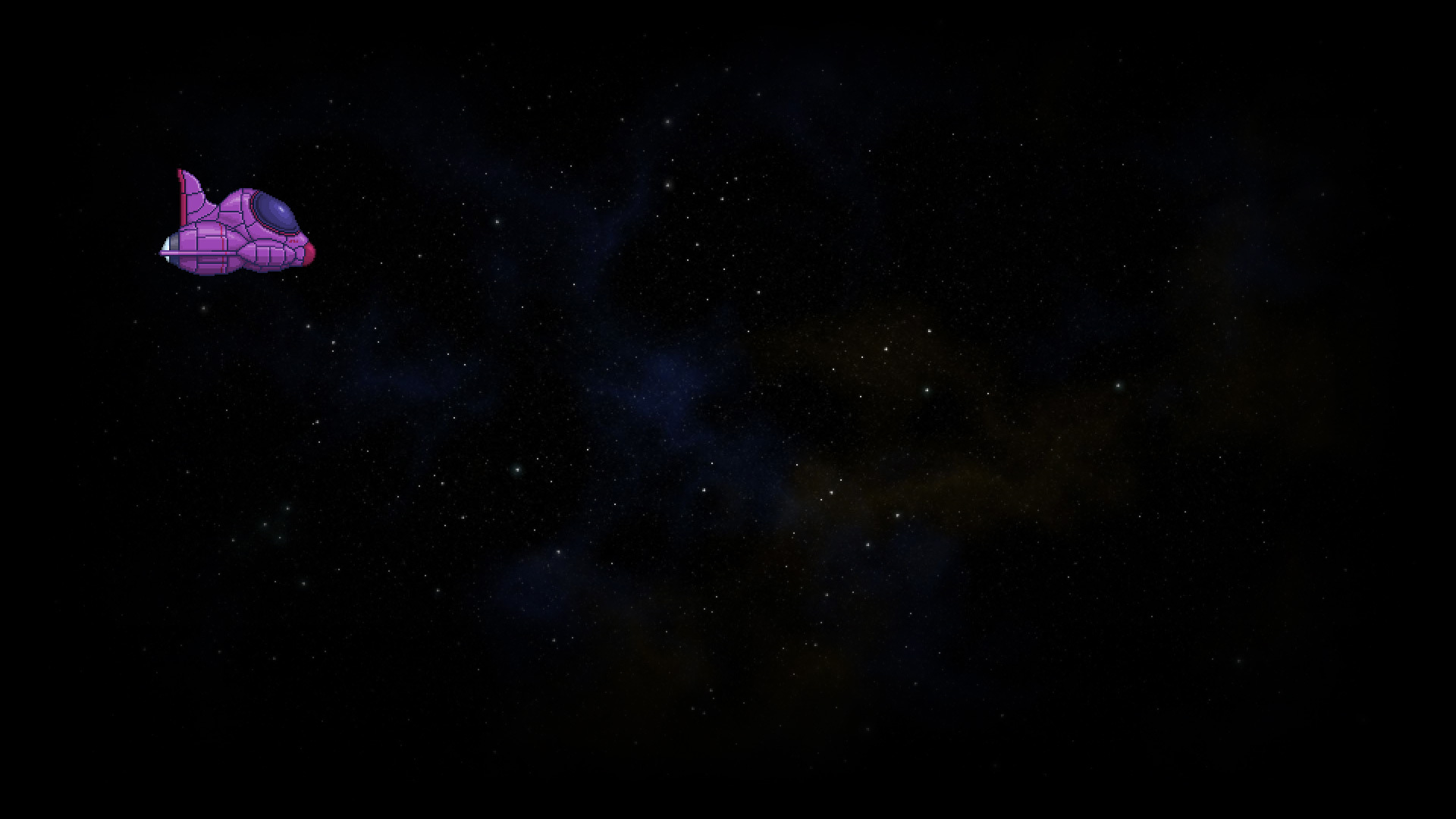 Starfield with Glorch Ship