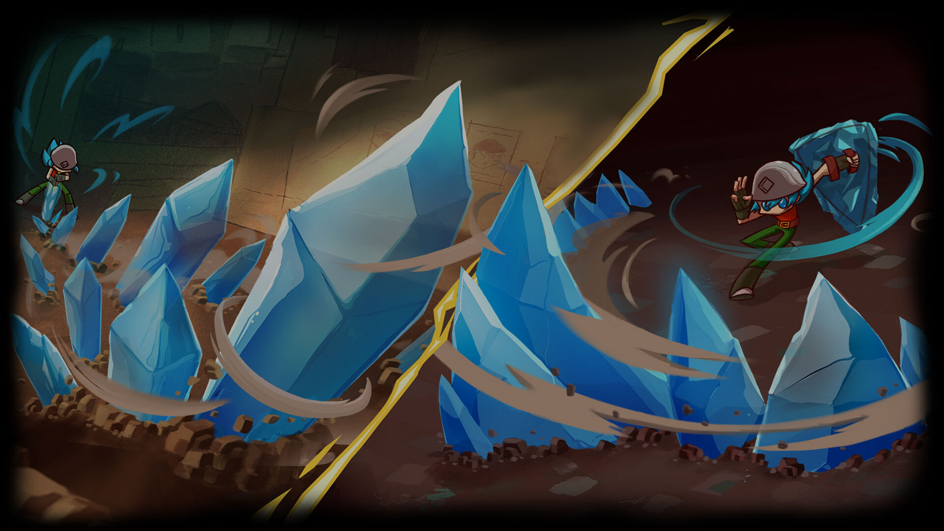 Light Apprentice - Crystal Sword x Crystal Shield