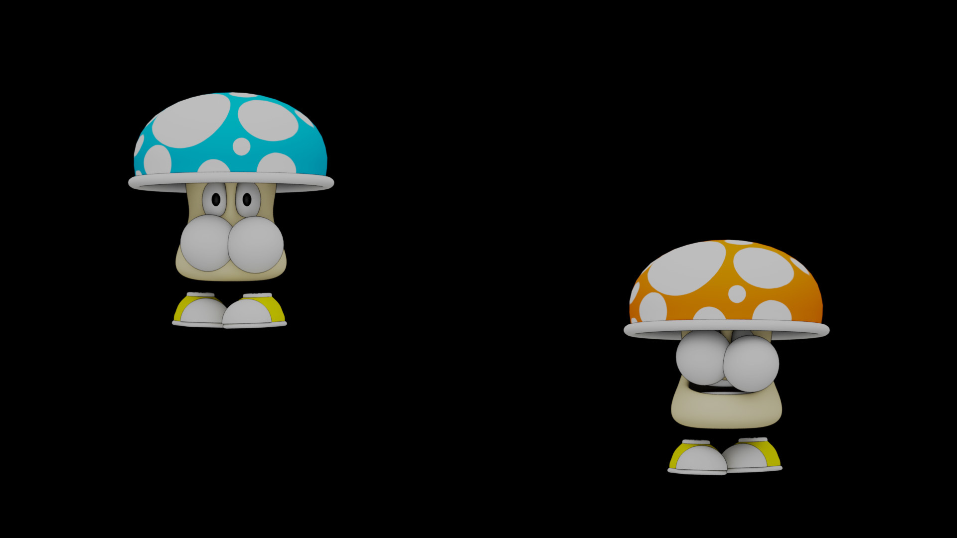 Shy Mushrooms