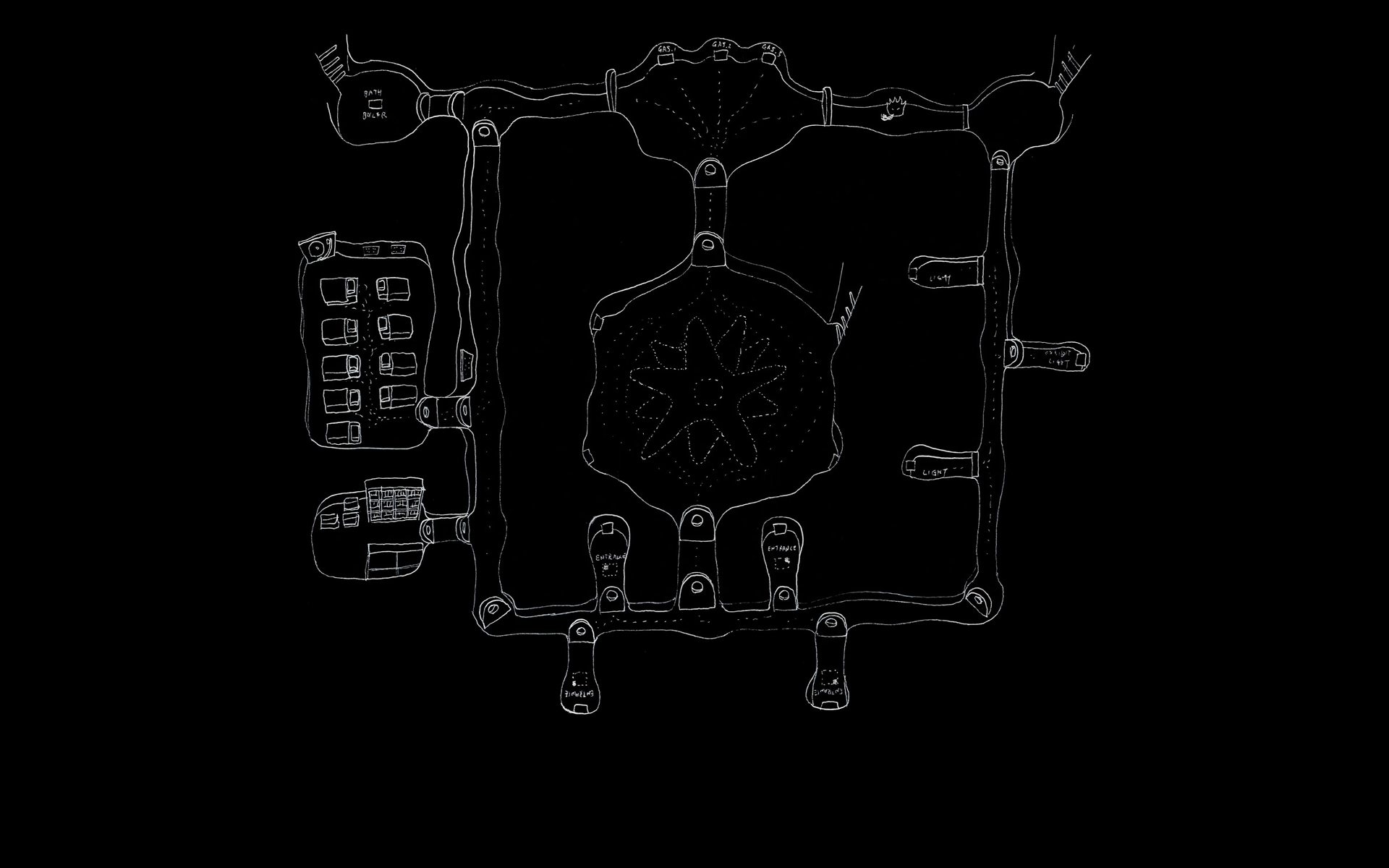 TAROTICA HAND-DRAWN MAP BF