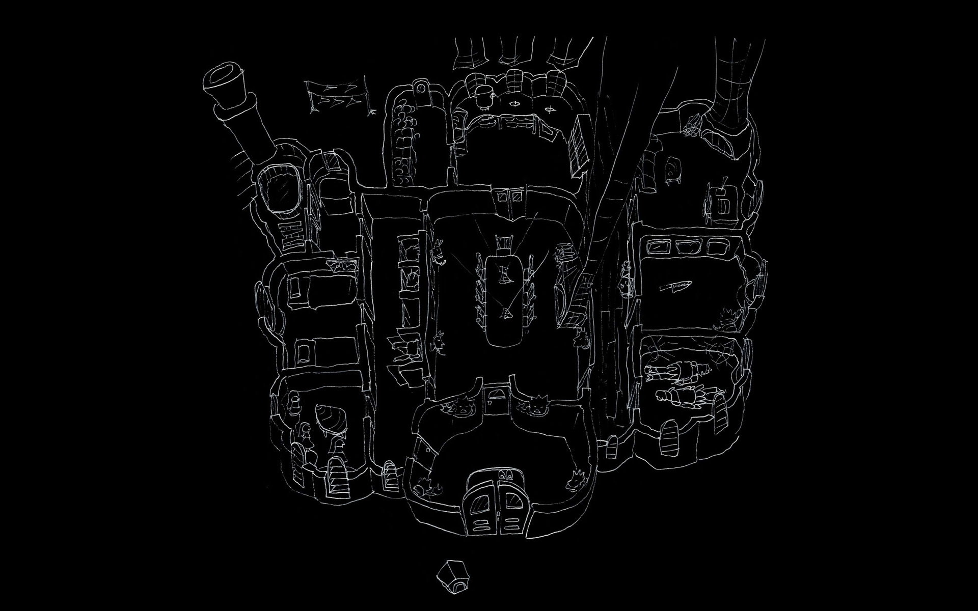 TAROTICA HAND-DRAWN MAP 1F