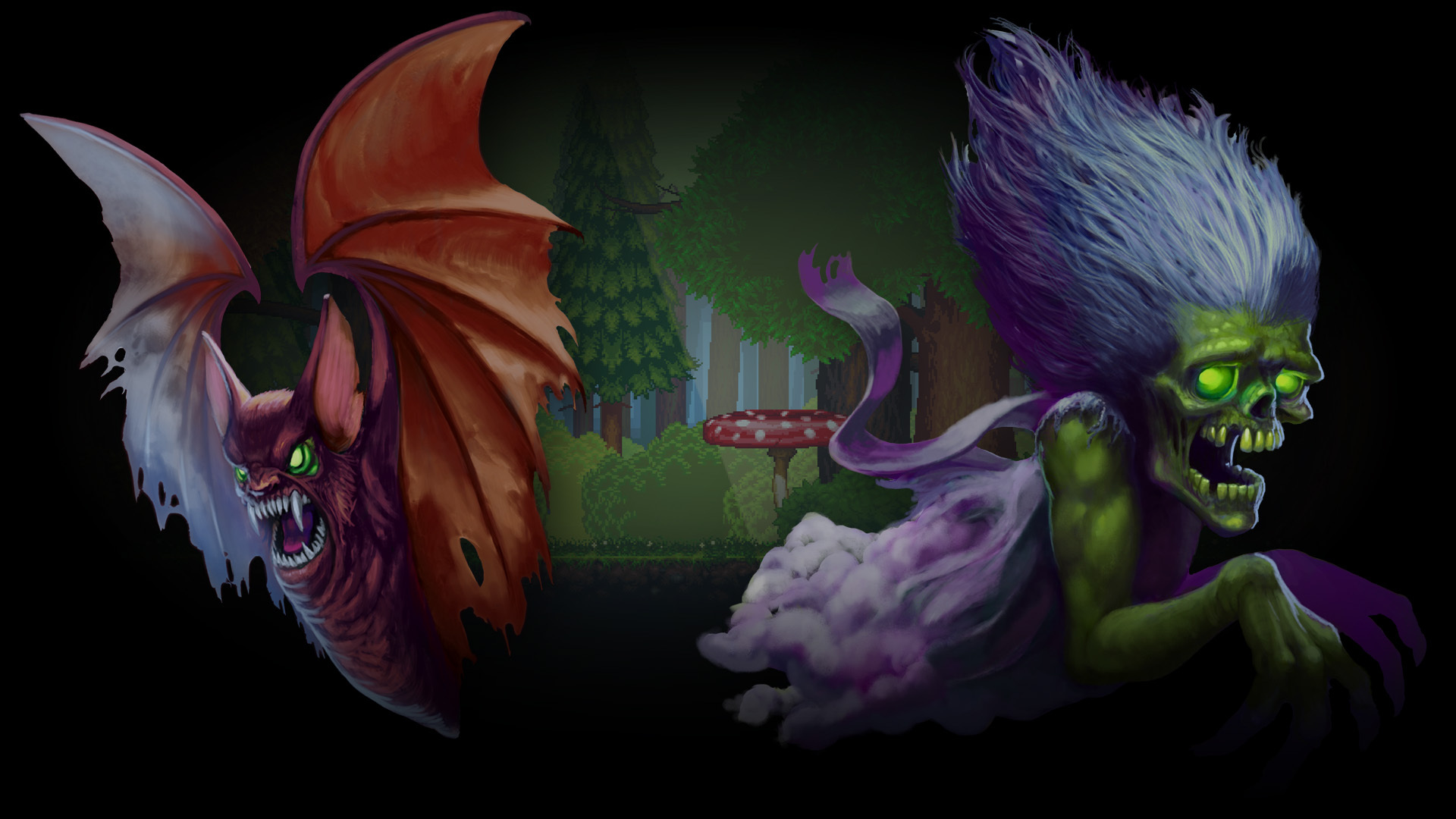 FOX n FORESTS Bat and Ghost