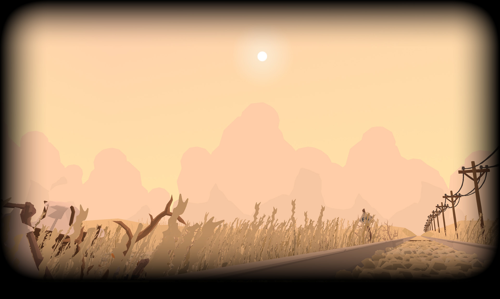 Sunset on the plains