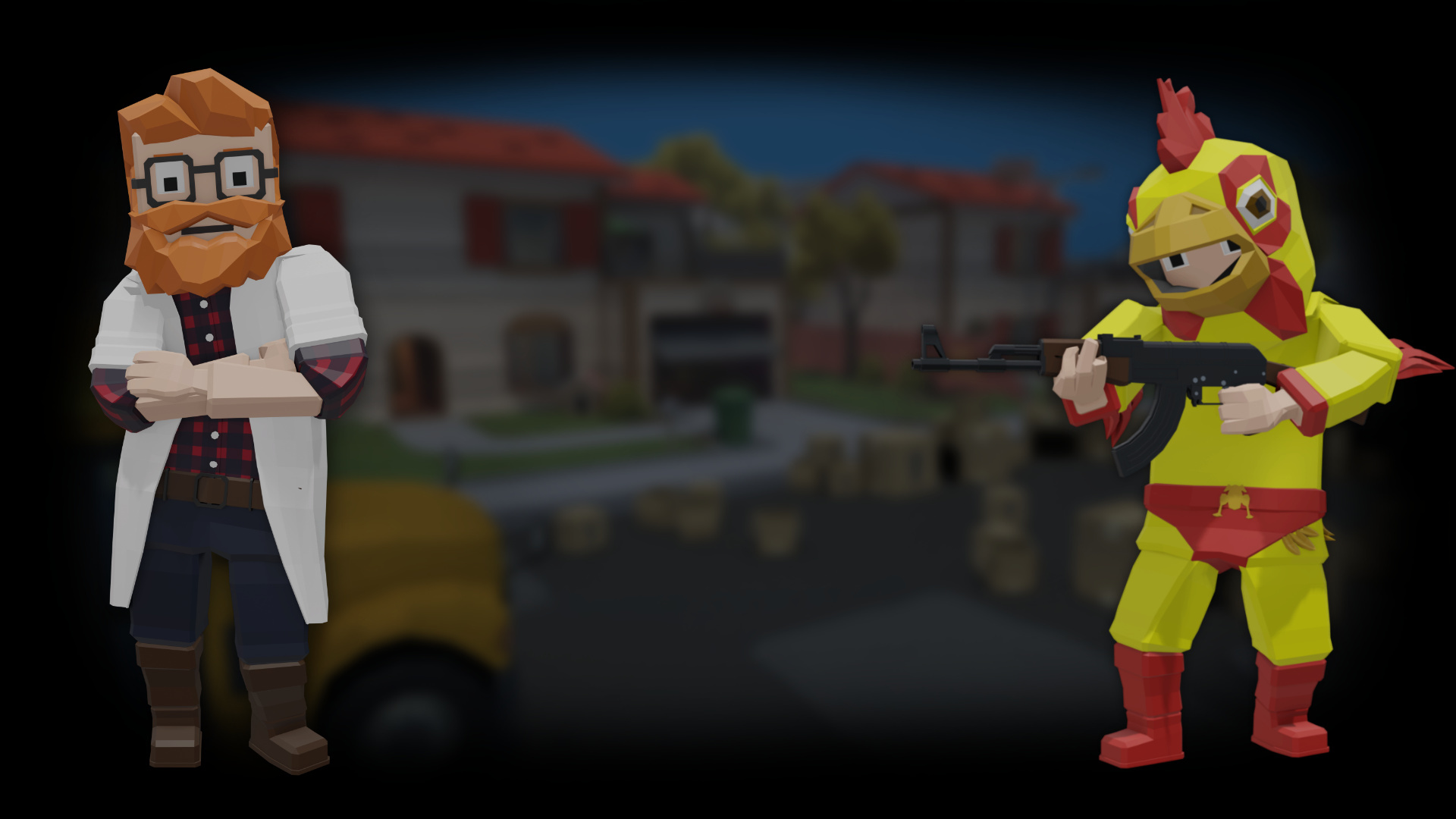 Stream House Background