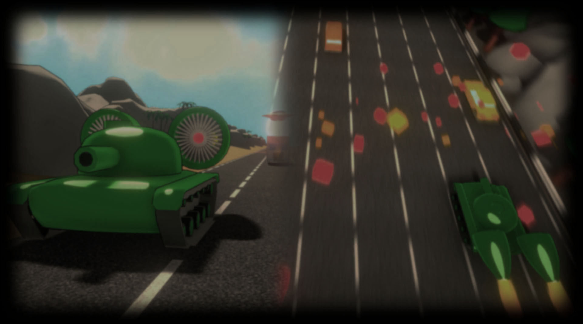 Tank and Highway