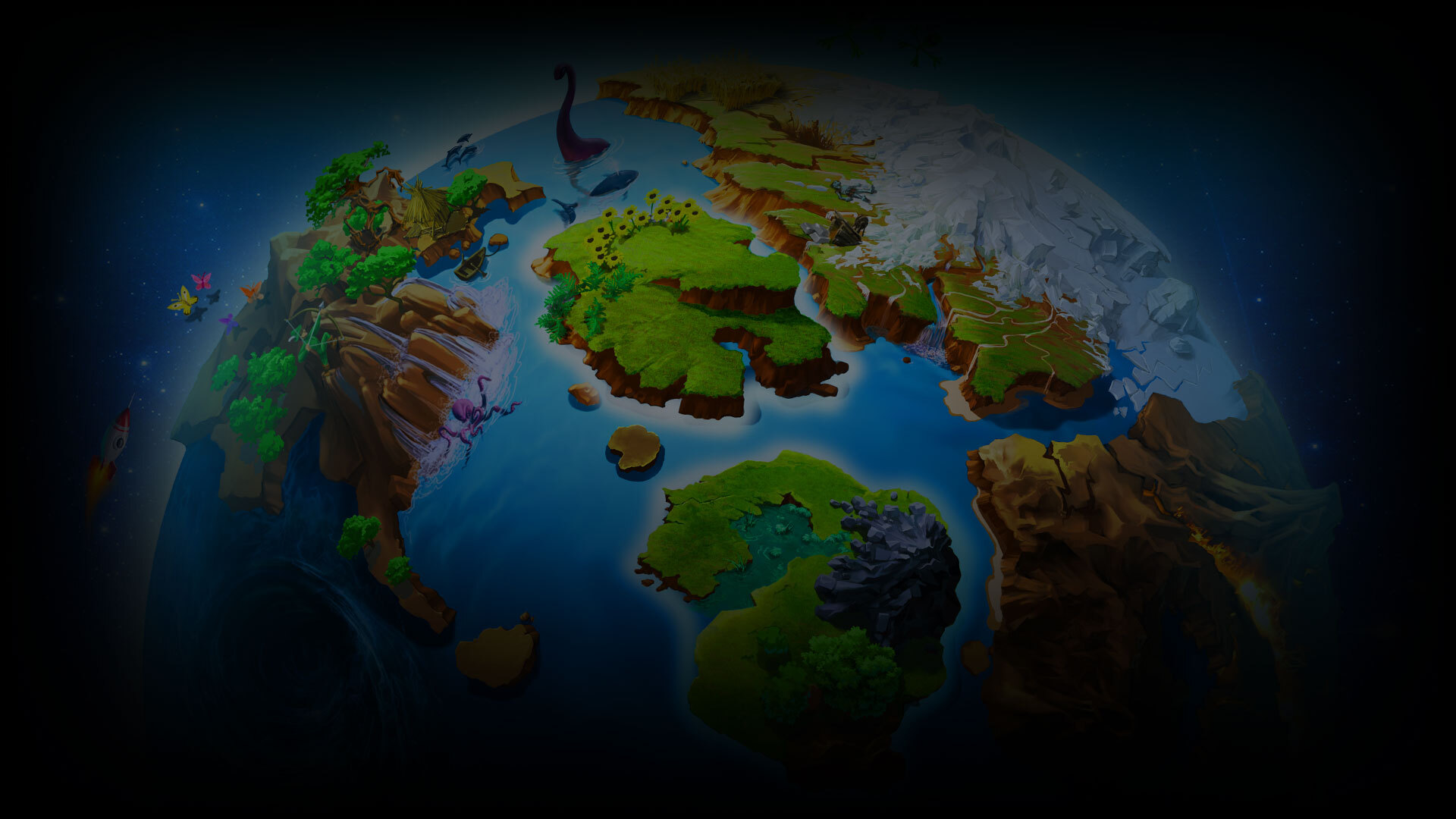 Doodle God Background - Planet