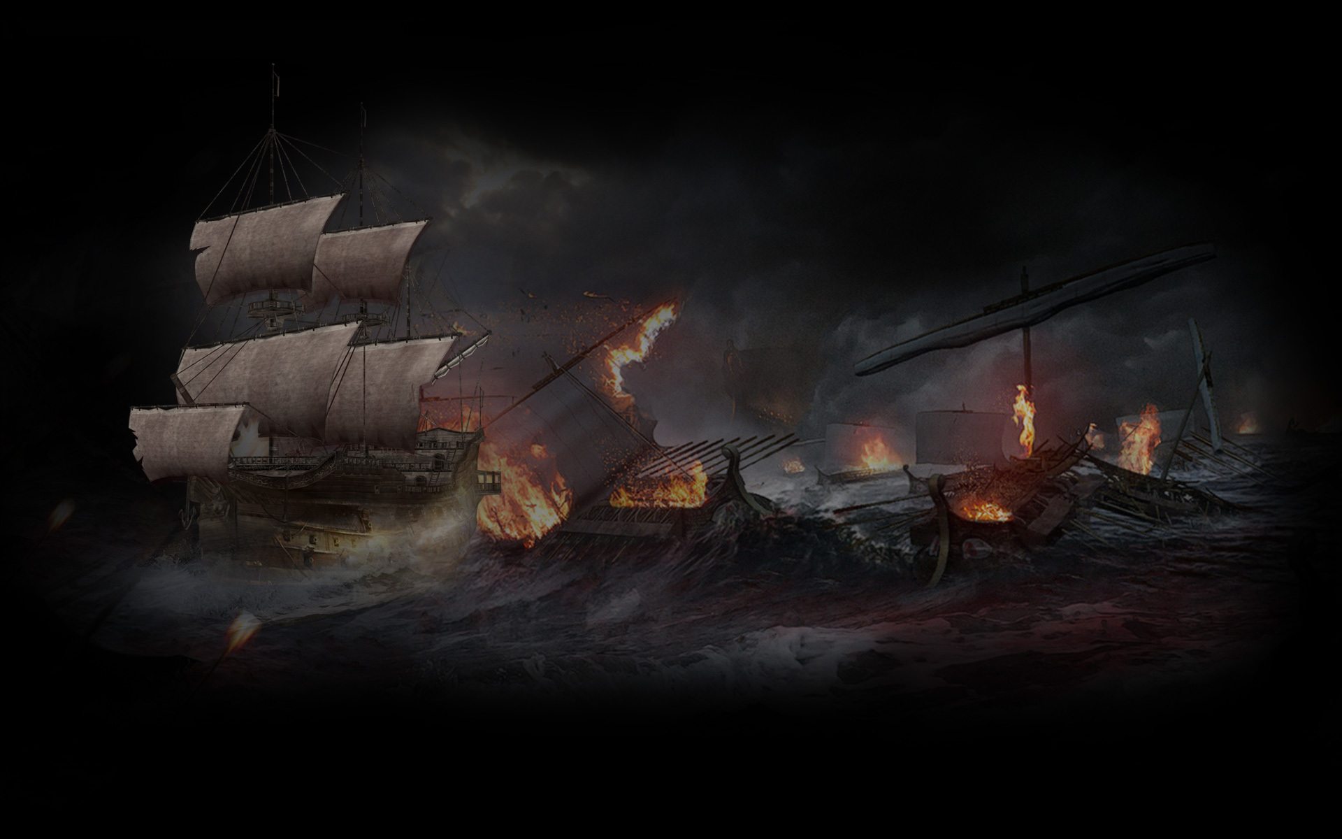 Smoke of gunpowder