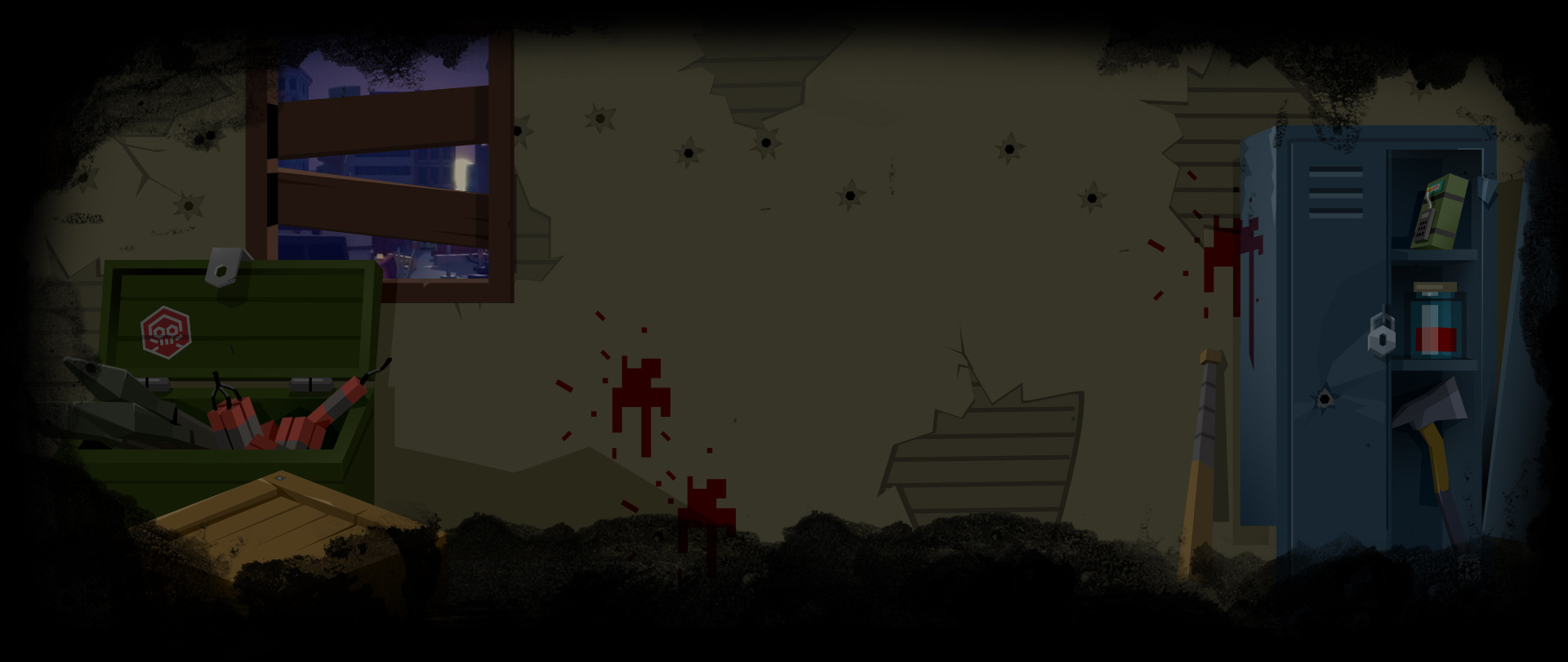 Bloody warehouse
