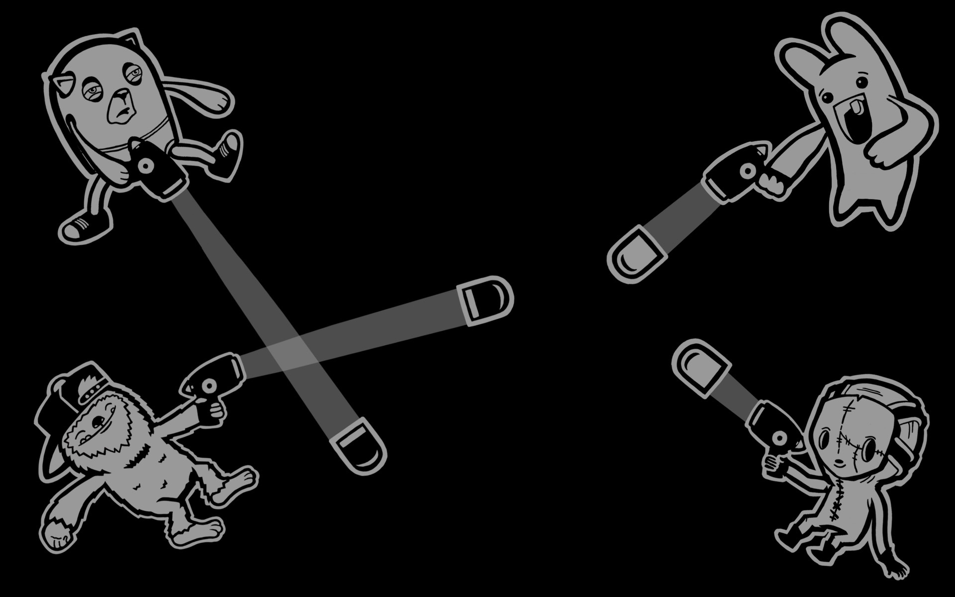 All Retimed Characters White