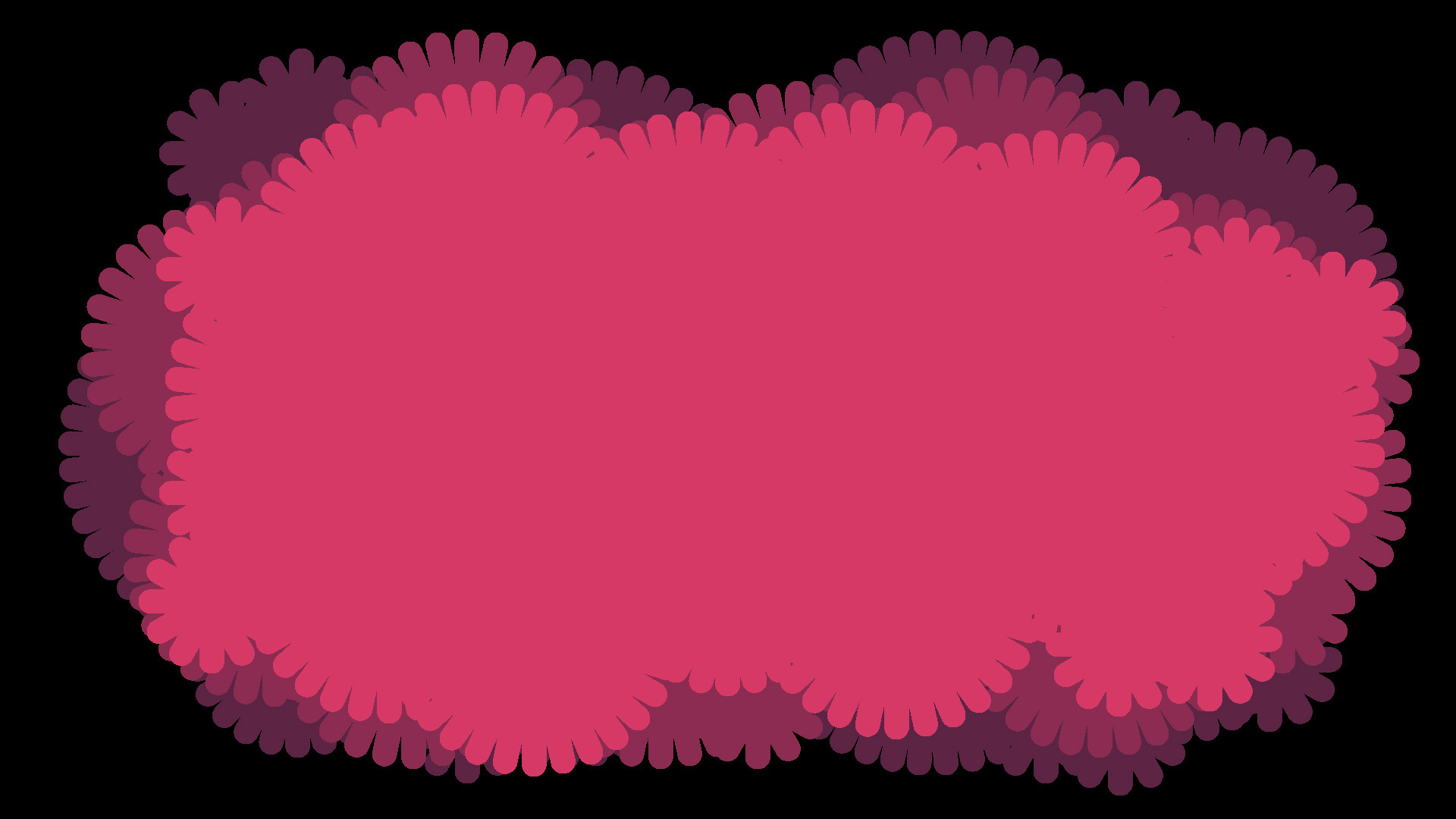 Vignettes - splash red background