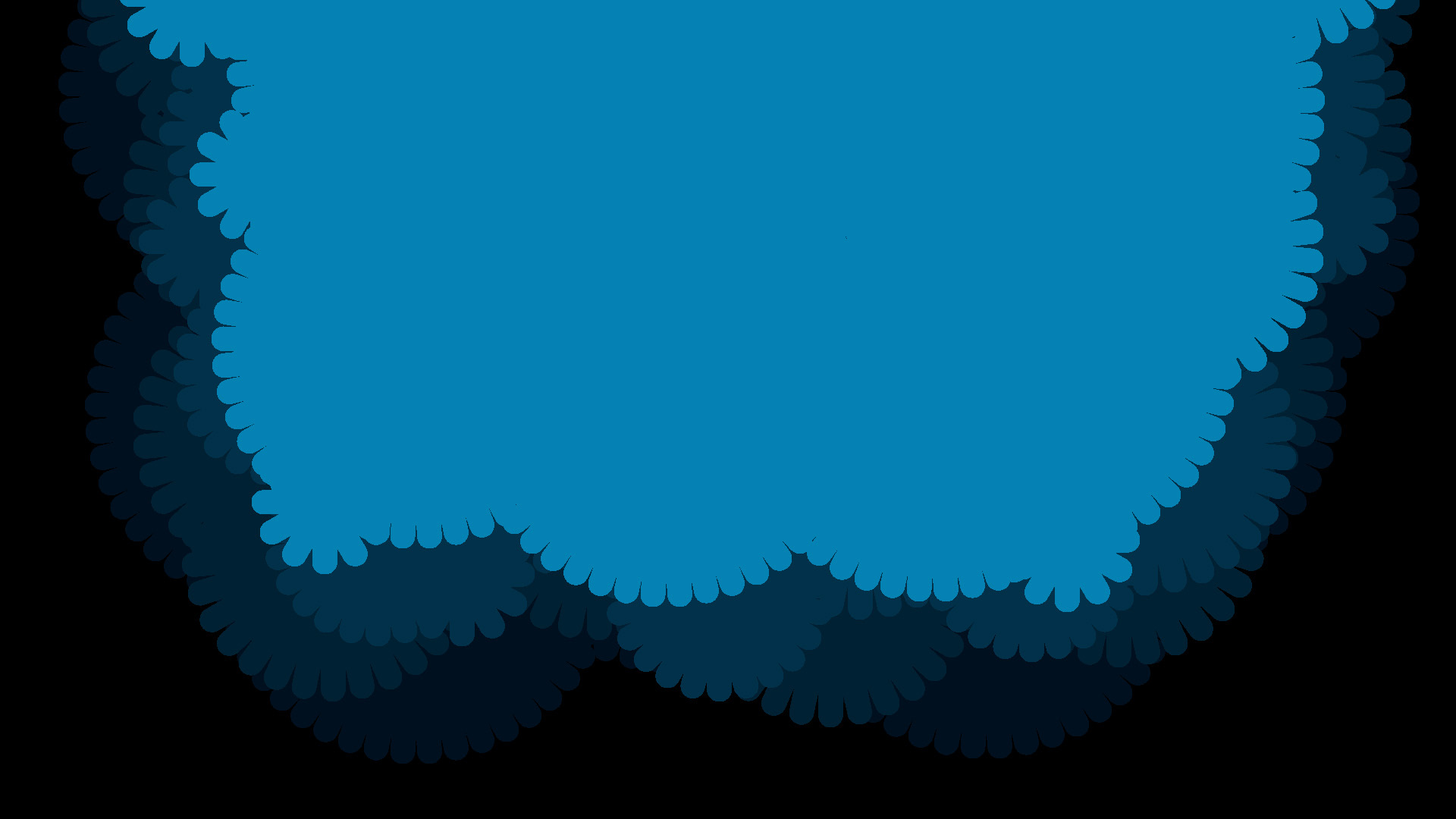 Vignettes - tall blue background