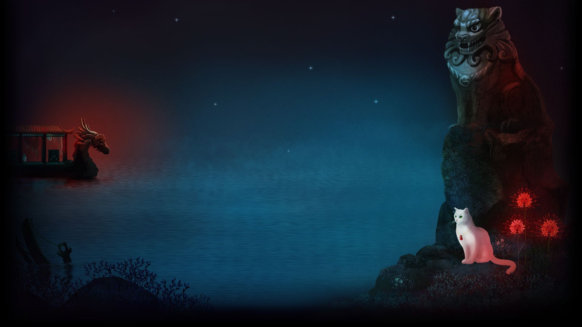 Dark sea